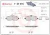 P61096 Тормозные колодки дисковые BREMBO підбір по vin на Brocar