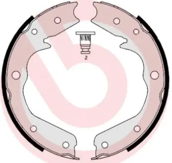 S59527 Гальмівні колодки ручного гальма BREMBO підбір по vin на Brocar