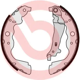 S68546 Тормозные колодки барабанные Brembo BREMBO подбор по vin на Brocar