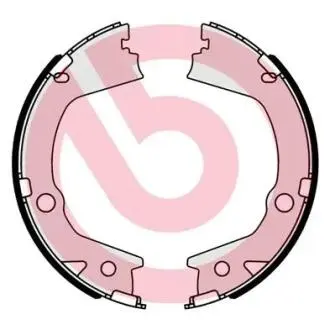 S77001 Гальмівні колодки барабанні BREMBO підбір по vin на Brocar