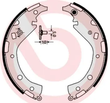 S83549 Гальмівні колодки (набір) BREMBO підбір по vin на Brocar