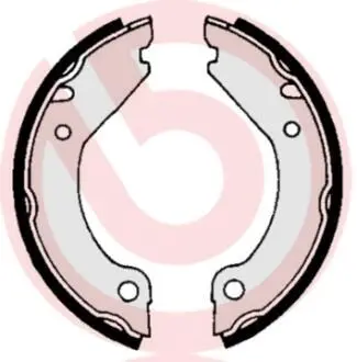 S86501 Тормозные колодки барабанные BREMBO підбір по vin на Brocar