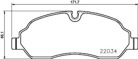 P24171 Тормозные колодки к-кт. BREMBO подбор по vin на Brocar