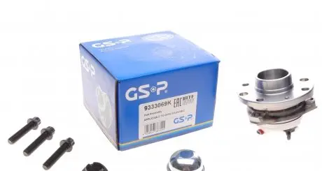 9333069K Підшипник маточини (передньої) Opel Astra 04-14(+ABS) GSP підбір по vin на Brocar