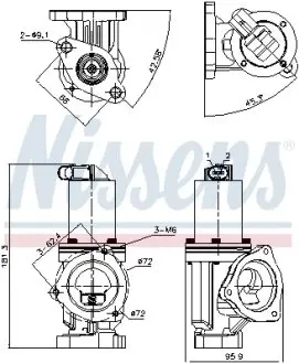 98167 Клапан зворотній HYUNDAI KIA NISSENS підбір по vin на Brocar