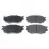 116405F_колодки дисковые! передние  Mazda 323 1.4-2.0D 98-03/626 1.8i 89-02