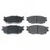 116405 116405F_колодки дисковые! передние Mazda 323 1.4-2.0D 98-03/626 1.8i 89-02 FEBI BILSTEIN підбір по vin на Brocar