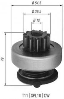 AMB0352 Бендикс CITROEN XM 2,1D LANCIA Z 2,0JTD PEUGEOT MAGNETI MARELLI підбір по vin на Brocar