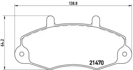 P24032 Тормозные колодки дисковые BREMBO подбор по vin на Brocar