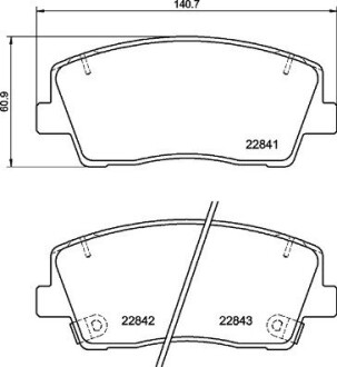 P30108 Гальмівні колодки дискові BREMBO підбір по vin на Brocar