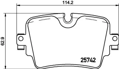 P36033 Гальмівні колодки (набір) BREMBO підбір по vin на Brocar