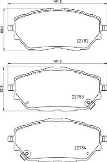 P83171 Гальмівні колодки дискові BREMBO підбір по vin на Brocar
