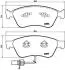 P85087 Тормозные колодки дисковые BREMBO підбір по vin на Brocar