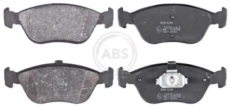 35044 KLOCKI HAMULC. VOLVO V70 95-00 PRZÓD A.B.S. підбір по vin на Brocar