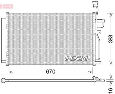DCN15002 Конденсатор DENSO підбір по vin на Brocar