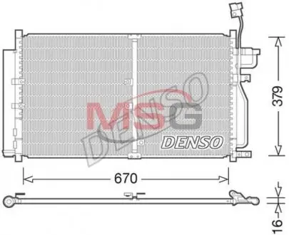 DCN15003 Конденсатор DENSO підбір по vin на Brocar