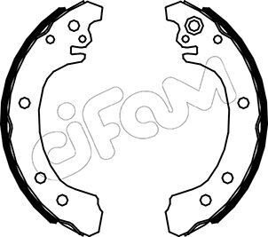 153523 Комплект тормозных колодок, стояночная тормозная система CIFAM подбор по vin на Brocar