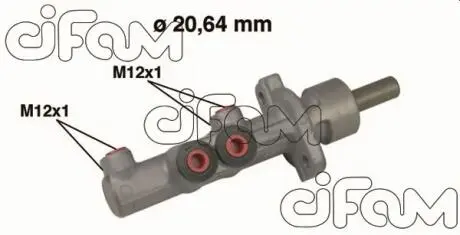 202493 Головний гальмівний циліндр CORDOBA 02-06, IBIZA III 02-07, VW POLO 02-07, CIFAM підбір по vin на Brocar