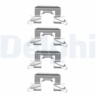 LX0507 Комплектующие, колодки дискового тормоза DELPHI подбор по vin на Brocar
