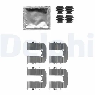 LX0512 Комплектующие, колодки дискового тормоза DELPHI подбор по vin на Brocar