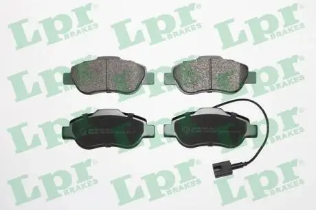 05P1263 Гальмівні колодки, дискове гальмо (набір) LPR підбір по vin на Brocar