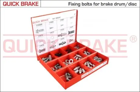 0004C 0004C QUICK BRAKE Набір елементів для монтування гальм QUICK BRAKE підбір по vin на Brocar