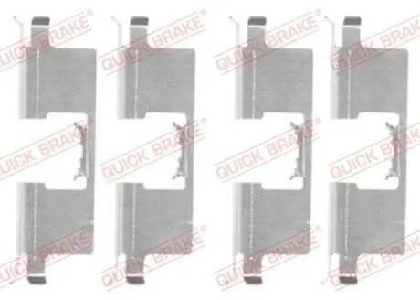 1091745 ZEST. MONTAŻOWY KLOCKÓW HAMULC. ROVER QUICK BRAKE підбір по vin на Brocar