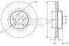 TX7151 TARCZA HAMULC. SUBARU FORESTER 97-02 TOMEX підбір по vin на Brocar