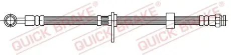 50874 Гальмівний шланг QUICK BRAKE підбір по vin на Brocar