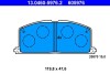13046059762 Комплект тормозных колодок, дисковый тормоз ATE підбір по vin на Brocar