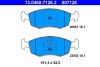13046071262 Гальмівні колодки, дискове гальмо (набір) ATE підбір по vin на Brocar