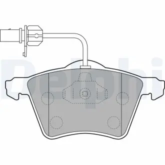 LP1529 Гальмівні(тормозні) колодки DELPHI підбір по vin на Brocar