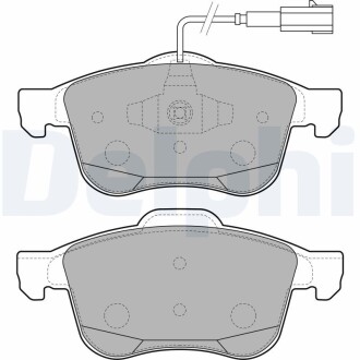 LP2241 Комплект гальмівних колодок, дискове гальмо DELPHI підбір по vin на Brocar