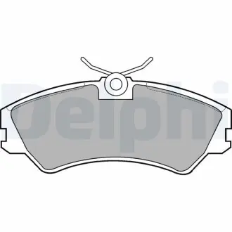 LP668 Тормозные колодки передн.T4 90- (14&quot;) DELPHI подбор по vin на Brocar