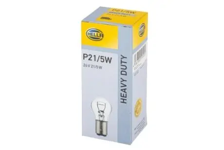 8GD002078241 Автолампа Behr Hella 8gd002078241 P21/5W BAY15d 5 W 21 W прозрачная HELLA підбір по vin на Brocar