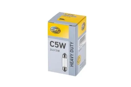 8GM002092241 Лампа розжарювання, C5W 24V 5W SV 8,58 HELLA підбір по vin на Brocar