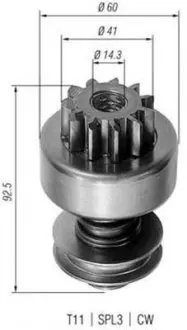 AMB0059 Стартер MAGNETI MARELLI підбір по vin на Brocar