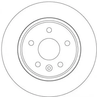 DF6846 TARCZA HAMULC. OPEL ASTRA K 15- TYŁ TRW підбір по vin на Brocar