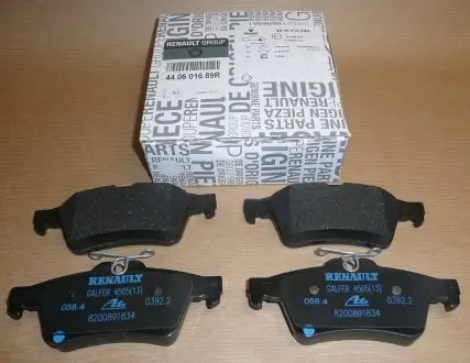 440601689R Колодки тормозные (задние) Renault Laguna 07-15 RENAULT подбор по vin на Brocar