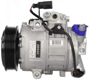 DCP32005 Компресор кондиціонера новий VW Polo 09-18, Polo 02-09, FOX 05-09, FOX 09-15; SKODA Fabia II 07-14, Fabia I 99-07, Roomster 06-15; SEAT Ibiza 09-17, Cordoba 02-09, Ibiza 02-09 DENSO підбір по vin на Brocar