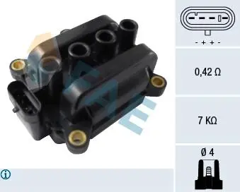 80287 Котушка запалювання FAE підбір по vin на Brocar