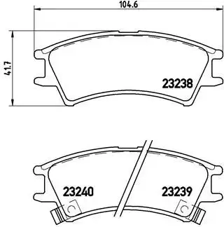 P30011 Тормозные колодки дисковые BREMBO подбор по vin на Brocar