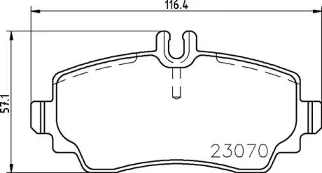 P50047 Гальмівні колодки, дискове гальмо (набір) BREMBO підбір по vin на Brocar