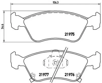 P83041 Гальмівні колодки дискові BREMBO підбір по vin на Brocar