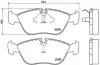 P86013 Тормозные колодки дисковые BREMBO підбір по vin на Brocar