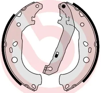 S24534 Тормозные колодки барабанные BREMBO підбір по vin на Brocar