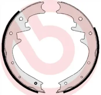 S37504 Тормозные колодки барабанные BREMBO подбор по vin на Brocar