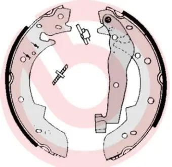 S68505 Гальмівні колодки (набір) BREMBO підбір по vin на Brocar