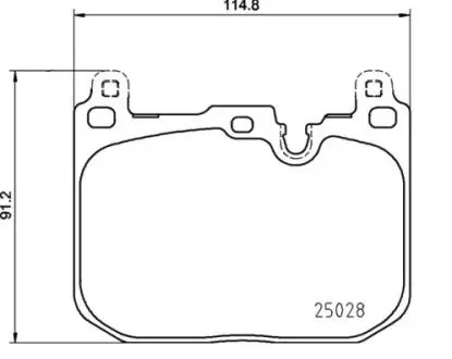 P06110 Гальмівні колодки дискові BREMBO підбір по vin на Brocar