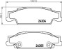 P09007 P09007_колодки дисковые задние! Cadillac CTS 2.6i/3.2i V6 02> BREMBO підбір по vin на Brocar